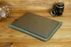 Кожаный чехол для MacBook на молнии с войлоком Дизайн №41, натуральная кожа Grand, цвет Серый - изображение 5