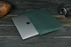 Кожаный чехол для MacBook Дизайн №2, натуральная кожа Grand, цвет Зеленый - изображение 2