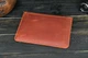 Кожаный чехол для MacBook Дизайн №37, натуральная Винтажная кожа, цвет коричневый оттенок Коньяк - изображение 4