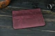 Кожаный чехол для MacBook Дизайн №24, натуральная Винтажная кожа, цвет Бордо - изображение 2