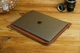 Кожаный чехол для MacBook на молнии с войлоком Дизайн №41, натуральная кожа Grand, цвет Коньяк - изображение 5