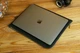 Кожаный чехол для MacBook на молнии с войлоком Дизайн №41, натуральная кожа Grand, цвет Черный - изображение 5