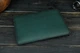 Кожаный чехол для MacBook Дизайн №2 с войлоком, натуральная кожа итальянский Краст, цвет Зеленый - изображение 5