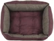 Legowisko dla psów i kotów FX Home Diplomata S 40x30x12 cm Burgundowo-szary (2820000011886) - obraz 7