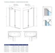 Стеклянная шторка для ванны RADAWAY Essenza Black PND II 110 110002110-54-01R правая - изображение 8