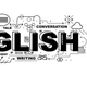 Наклейка напис English Інтер'єрна текстова (англійські букви слова символи) глянсова 1100х390 мм - зображення 2