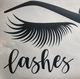 Вінілова наклейка Brows and Lashes (погляд вії брови дівчина декор салону краси) матова 850х1200 мм - зображення 3
