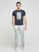 Кэжуал демисезонные прямые брюки Jack & Jones 217114506 M (80360M) Серый - изображение 3