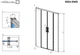 Душові двері RADAWAY Idea DWD 140 см 387124-01-01 - зображення 4