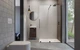 Душова перегородка RADAWAY Furo Black Walk-in 100 см. права 10106538-54-01R+10110494-01-01 - зображення 4