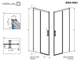 Душові двері RADAWAY Idea DWJ 150 см 387019-01-01R - зображення 2