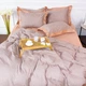 Комплект постельного белья MirSon Satin Жаккард Golden wheat 143х210 (2200005611630) - изображение 6