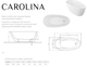 Ванна акриловая RADAWAY CAROLINA 150х73 WA1-53-150x073U - изображение 4