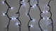 Гирлянда ICICLE 7 Вт белая, провод черный или белый 108 LED бахрома 2x1м IP44 для улицы - изображение 1