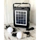 Портативный переносной фонарь NNS Solar charge NS-8033LS, 2 режима + сигнал SOS, Радио+ Bluetooth колонка, солнечная панель, встроенный аккум, 3 лампочки 3W, USB выход, Black - изображение 2