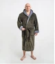 Халат махровий чоловічий 3XL хакі з сірим (4002) - зображення 1