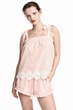 Майка H&M 32 пудровий 4880945 - зображення 2