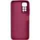 Чехол TPU GETMAN Liquid Silk Full Camera для Xiaomi Redmi Note 11 Pro 4G/5G / 12 Pro 4G Бордовый / Marsala - изображение 2