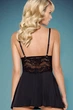 Сорочка с трусиками Obsessive 810-BAB-1 babydoll Черный S/M (SO7152) - изображение 8