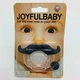 Соска пустышка с усами Joy Kids Mustache черная в упаковке - изображение 1