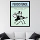 Картина Холстович Persistence 110x150 см. Картина для мотивації в офіс, вітальню, спальню, інтер'єрна - зображення 1