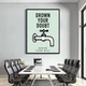 Картина Холстович Drown your doubt 110x150 см. Картина для мотивації в офіс, вітальню, спальню, інтер'єрна - зображення 1