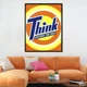 Картина Холстович Think Outside The Box 50x65 см. Картина мотиваційна для офісу, вітальні, спальні, інтер'єру - зображення 3