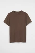 Футболка H&M Essentials №7 Regular Fit М коричневий 0685816115 - зображення 1