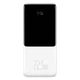 Зовнішній акумулятор повербанк power bank BASEUS Elf 10000mAh |1Type-C, 22.5W/5A, PD/QC, Lightning/Type-C Cable| white - зображення 1