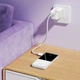 Зовнішній акумулятор повербанк power bank BASEUS Elf 10000mAh |1Type-C, 22.5W/5A, PD/QC, Lightning/Type-C Cable| white - зображення 6