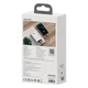 Зовнішній акумулятор повербанк power bank BASEUS Block 10000mAh |1USB/1Type-C/Lightning Cable, 20W/3A, PD/QC| white - зображення 10