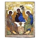 Икона Троица Ветхозаветная 160х120 лак - изображение 1