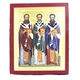 Икона Трех Святителей 160х120 лак - изображение 1