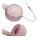 Наушники с микрофоном JBL T500 Pink (JBLT500PIK) - изображение 3