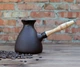 Турка для кофе Americano Brown керамика 600 мл + ложка с длинной ручкой и рассекатель (684) - изображение 3