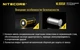 Акумулятор RCR123A (650mAh) Nitecore NL1665R - зображення 7