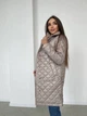 Пальто женское стеганое K&ML 29 M - L ( 46 - 48 ) Бежевый ( 29 - 03 ) - изображение 3