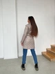 Пальто женское стеганое K&ML 29 M - L ( 46 - 48 ) Бежевый ( 29 - 03 ) - изображение 5