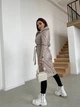 Пальто жіноче стьобане K&ML 24 XS - S ( 42 - 44 ) Бежевий ( 24 - 02) - зображення 3