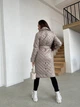 Пальто жіноче стьобане K&ML 24 XS - S ( 42 - 44 ) Бежевий ( 24 - 02) - зображення 4