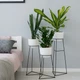 Комплект металлических подставок для цветов и вазонов Adore Décor "Скандинавские", черный - изображение 5