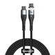 Кабель Baseus Zinc Magnetic Safe Fast Charging Data cabel Type-C to Type-C 100W 1.5m (CATXC-Q01) Black - зображення 1