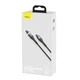 Кабель Baseus Zinc Magnetic Safe Fast Charging Data cabel Type-C to Type-C 100W 1.5m (CATXC-Q01) Black - зображення 5