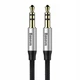Кабель Baseus Yiven Audio cabel M30 1M (CAM30-BS1) Silver+Black - изображение 5