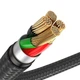 Кабель Baseus Horizontal Data cabelUSB For iP 2.4A 0.5m (CALSP-A01) Black - зображення 4