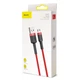 Кабель Baseus cafule cabel USB For Micro 2A 3m (CAMKLF-H09) Red+Black - зображення 6