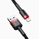 Кабель Baseus cafule cabel USB для iP 2A 3m (CALKLF-R91) Red+Black - зображення 2