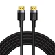 Кабель Baseus Cafule 4KHDMI Male To 4KHDMI Male Adapter cabel 5m (CADKLF-H01) Black - зображення 1