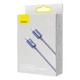 Кабель Baseus Crystal Shine Series Fast Charging Data cabel Type-C to iP 20W 2m (CAJY000305) Purple - изображение 6