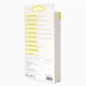 Кабель Baseus cafule cabel USB для iP 2A 3m (CALKLF-RG1) Gray+Black - зображення 7